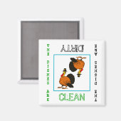 Thanksgiving Clean Dirty Vaatwasser Magnet (Voorkant / Achterkant)