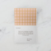 Thanksgiving Co Worker Kantoor Personeel bewerkbaa Kaart (Binnen)