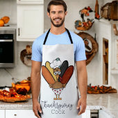 Thanksgiving Cook Turkije Boxers Grappig Schort