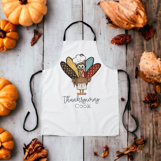Thanksgiving Cook Turkije Grappig Schort
