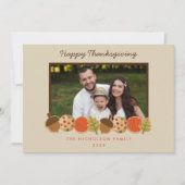 THANKSGIVING COOKIES FEESTDAGENKAART (Voorkant)