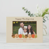 THANKSGIVING COOKIES FEESTDAGENKAART (Staand voorkant)