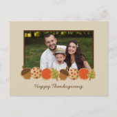 THANKSGIVING COOKIES FOTO BRIEFKAART (Voorkant)