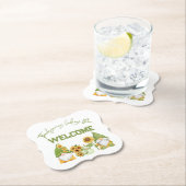 Thanksgiving Cooking Duo, WELKOM | Kartonnen Onderzetters (Insitu)