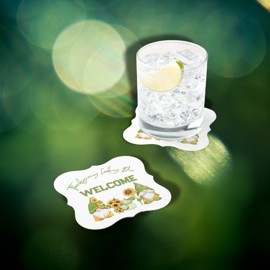 Thanksgiving Cooking Duo, WELKOM | Kartonnen Onderzetters