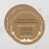 Thanksgiving Cornbread Collard Green Black Eye Pea Kaart (Voorkant / Achterkant)