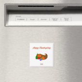 Thanksgiving Cornucopia 2 inch Square Magnet (Insitu (Vaatwasser))