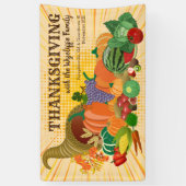 Thanksgiving Cornucopia Abundance Horn of Plenty Spandoek (Verticaal)