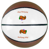 Thanksgiving Cornucopia Basketbal (Voorkant)