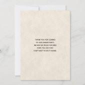 Thanksgiving Cornucopia Bounful Harvest Bedankkaart (Achterkant)