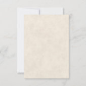 Thanksgiving Cornucopia Bounful Harvest RSVP Kaartje (Achterkant)