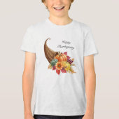 Thanksgiving Cornucopia Boys T-shirt (Voorkant)