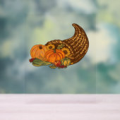 Thanksgiving Cornucopia Classic T-shirt Acryl Bord (Neutraal)