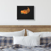 Thanksgiving Cornucopia Classic T-shirt Canvas Afdruk (Insitu (Slaapkamer))