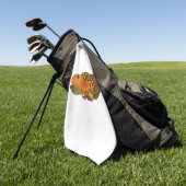 Thanksgiving Cornucopia Classic T-shirt Golfhanddoek (Groen)