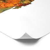 Thanksgiving Cornucopia Classic T-shirt Poster (Hoek)