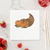 Thanksgiving Cornucopia Classic T-shirt Servet (Insitu)