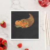 Thanksgiving Cornucopia Classic T-shirt Servet (Insitu)