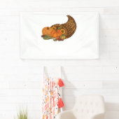 Thanksgiving Cornucopia Classic T-shirt Spandoek (Insitu)