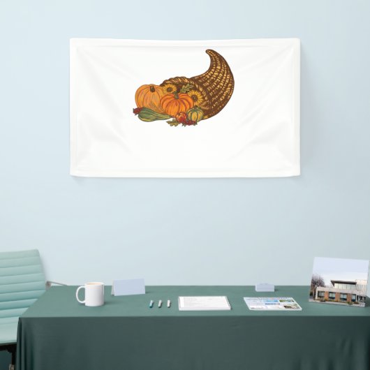 Thanksgiving Cornucopia Classic T-shirt Spandoek (Beurs)