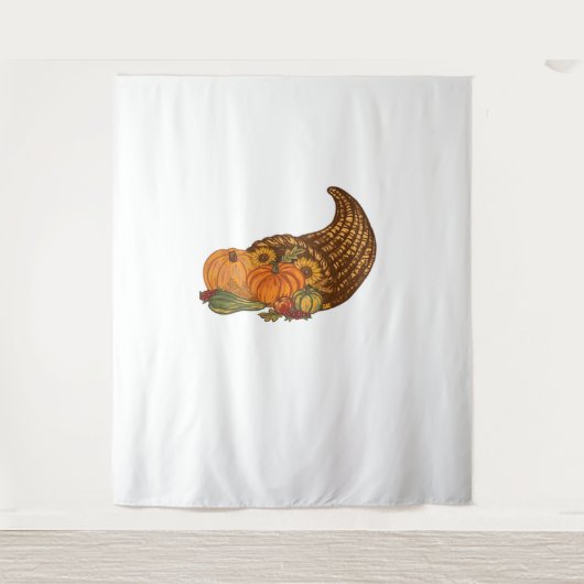 Thanksgiving Cornucopia Classic T-shirt Wandkleed (Voorkant)