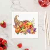 Thanksgiving Cornucopia cocktailservetten Servetten (Insitu)