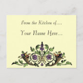 Thanksgiving cornucopia Custom Recept Kaart (Voorkant)