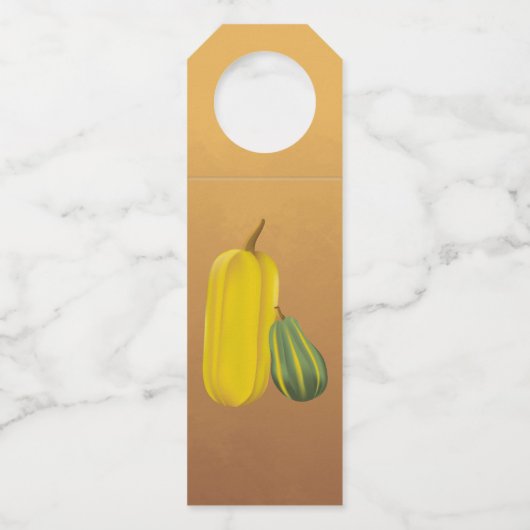 Thanksgiving Cornucopia Flessenhanger (Achterkant)