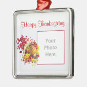 Thanksgiving Cornucopia (foto lijst) Metalen Ornament (Links)