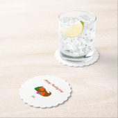 Thanksgiving Cornucopia Gezogen rond Onderzetter (Insitu)