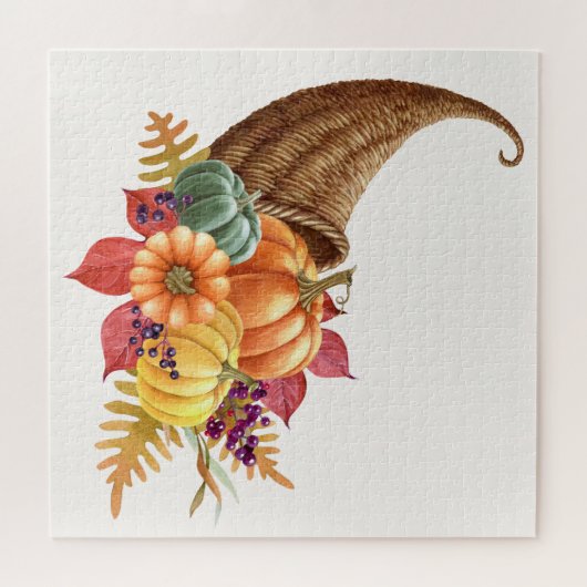 Thanksgiving Cornucopia Jigsaw Puzzel (Horizontaal)