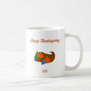 Thanksgiving Cornucopia Koffie Mok