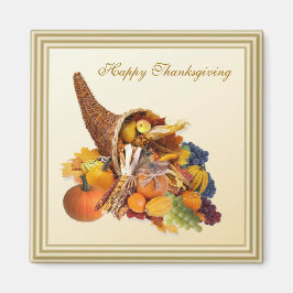 Thanksgiving. Cornucopia magneet