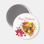 Thanksgiving Cornucopia Magneet (Voorkant / Achterkant)