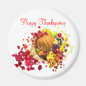 Thanksgiving Cornucopia Magneet (Voorkant)