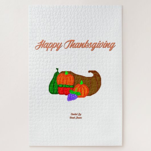 Thanksgiving Cornucopia Puzzle 20 x 30 inch Legpuzzel (Verticaal)