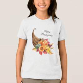 Thanksgiving Cornucopia T-shirt Tri-Blend Shir