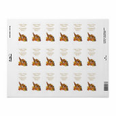 Thanksgiving, Cornucopia terugkeer Etiket (Full Sheet)