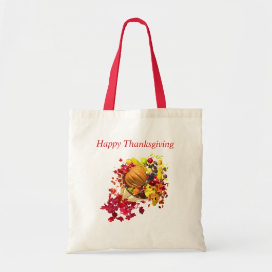 Thanksgiving Cornucopia Tote Bag (Voorkant)