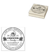 Thanksgiving Cornucopia Turkije Familie Feest Favo Rubberstempel (Gestempeld)