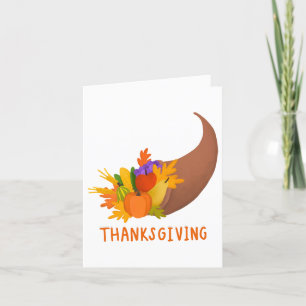 Thanksgiving Cornucopia Vakantie Kaart