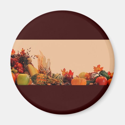 Thanksgiving/Cornucopie Magneet (Voorkant)