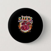 Thanksgiving Cranberry Sauce Bootleg 90's Rap Rock Ronde Button 5,7 Cm (Voorkant)