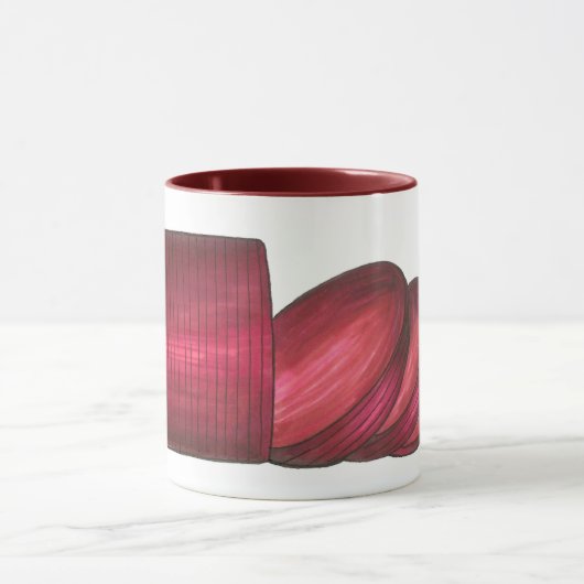 Thanksgiving Cranberry Sauce Holiday Food in blik Mok (Midden)