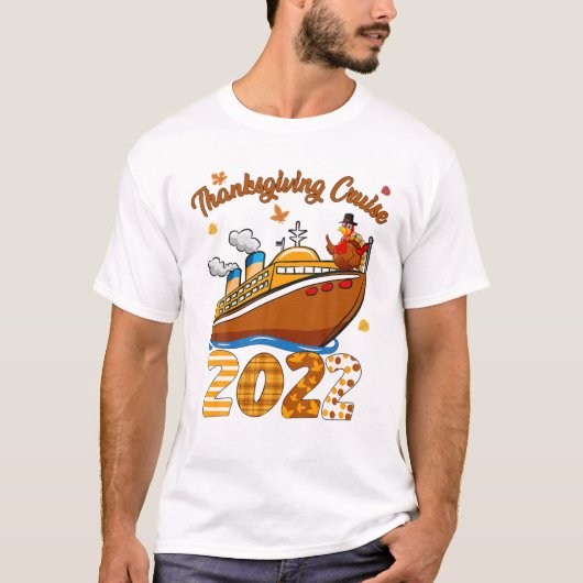 Thanksgiving Cruise 2022 T-shirt (Voorkant)