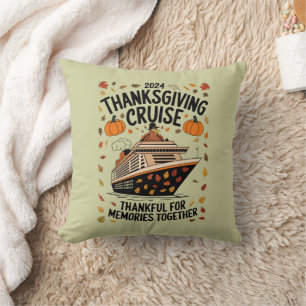 Thanksgiving Cruise 2024 Dankbaar Voor Herinnering Kussen