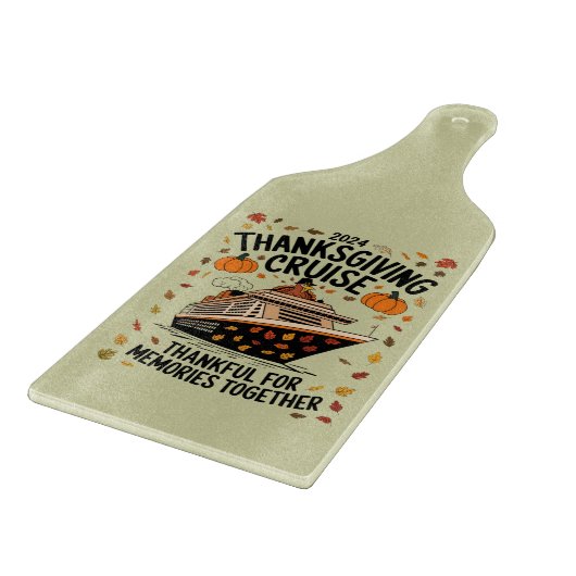 Thanksgiving Cruise 2024 dankbaar voor herinnering Snijplank (Hoek)