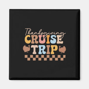 Thanksgiving Cruise bijpassende Thanksgiving T-shi Magneet