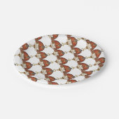 Thanksgiving Custom Paper Borden/Turkije Papieren Bordje (Gekanteld)