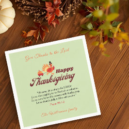 Thanksgiving Cute Turkey | Let Us Sing to the LORD Servet